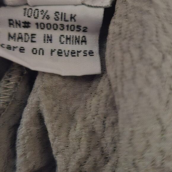 Pull On Silk Pants Size Small - Picture 4 of 4